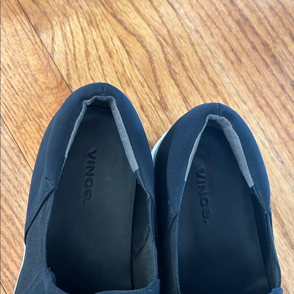 Vince. black platform sneakers - Picture 5 of 6